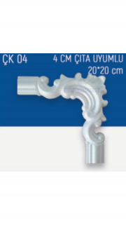 4 Cm Desenli Köşe Çıtası Stropiyer - 4 Adet